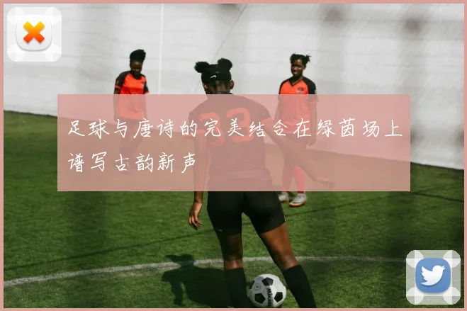 足球与唐诗的完美结合在绿茵场上谱写古韵新声